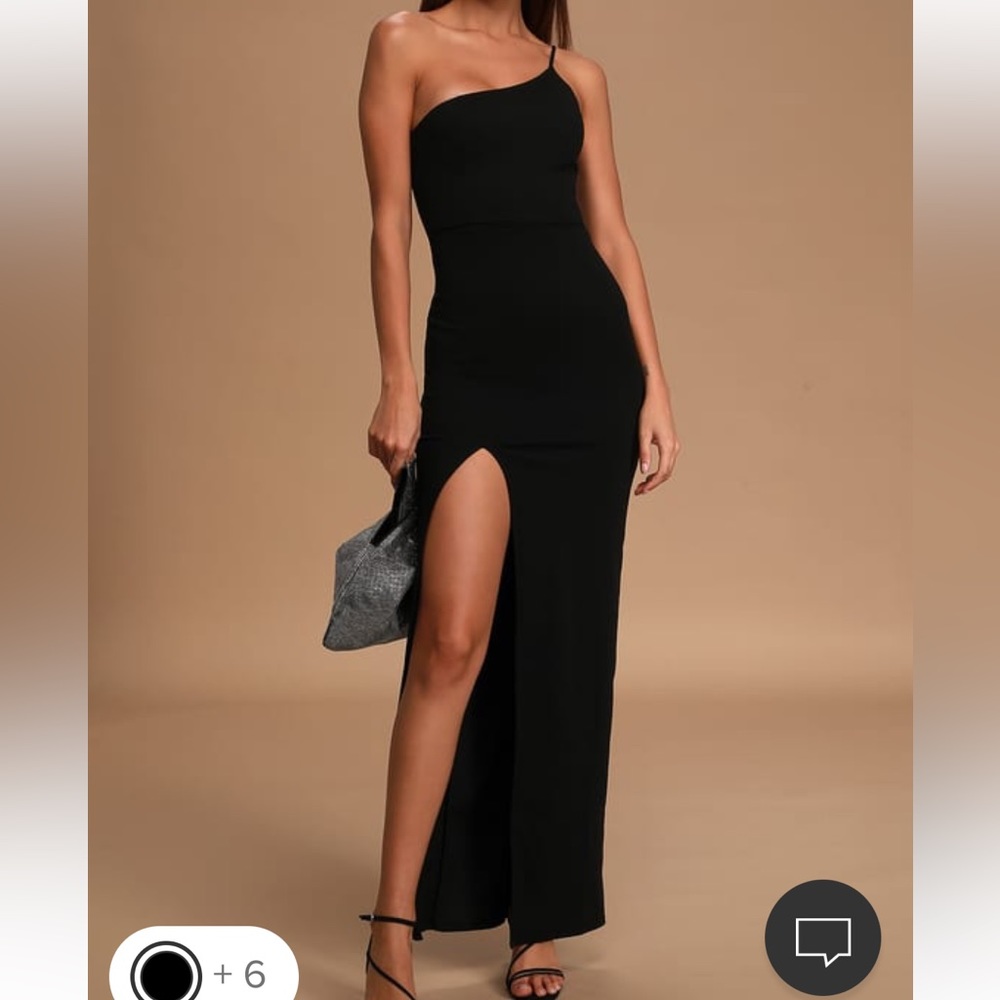 Lulu’s Keeper of My Heart Black Formal Dress
